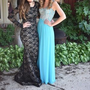Blue prom dress!!